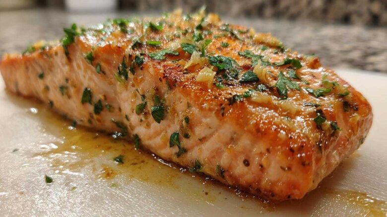 Garlic Butter Baked Salmon