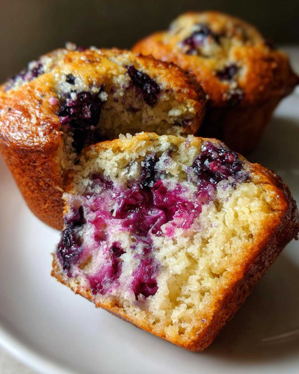 Healthy Blueberry Yogurt Muffins - detail 1