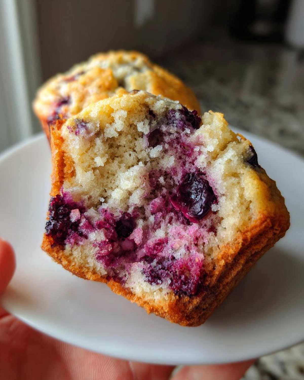 Healthy Blueberry Yogurt Muffins - detail 2