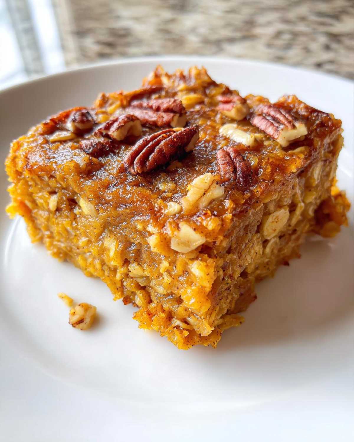 Healthy Pumpkin Baked Oatmeal - detail 1