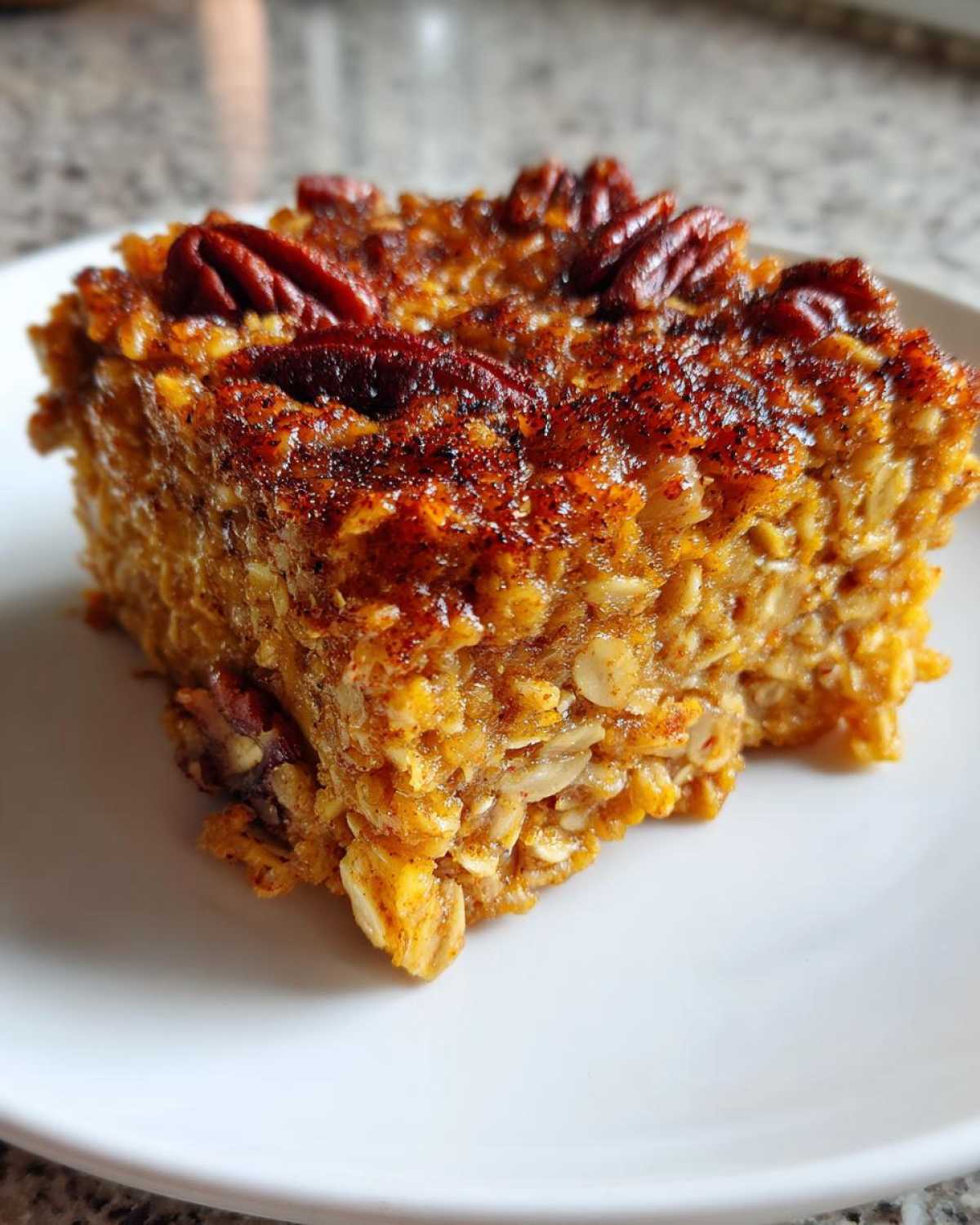 Healthy Pumpkin Baked Oatmeal - detail 4