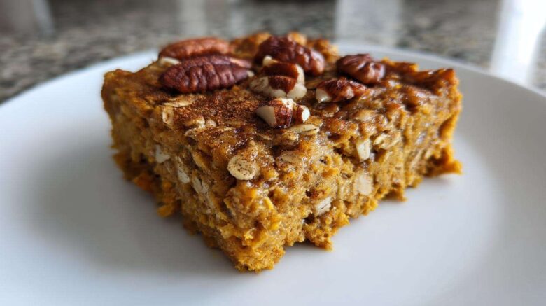 Healthy Pumpkin Baked Oatmeal