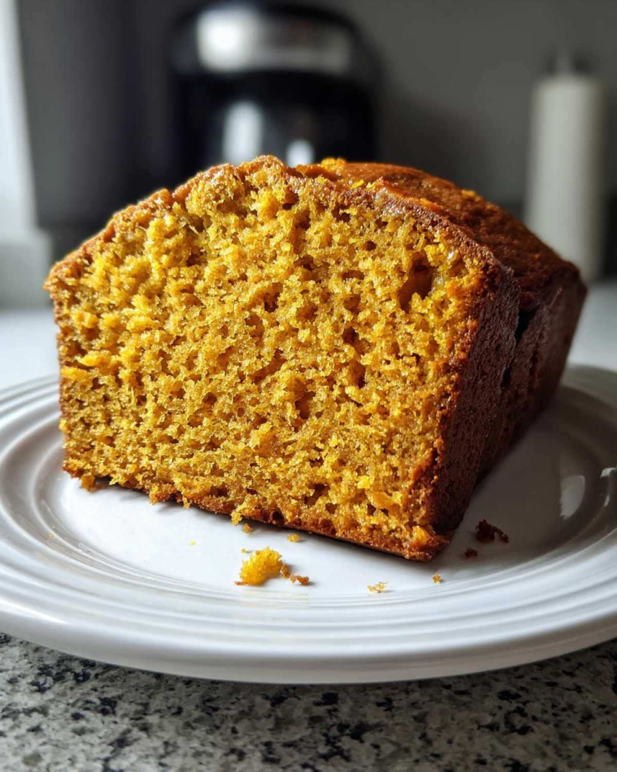 Healthy Pumpkin Bread (with Maple & Whole Wheat) - detail 1