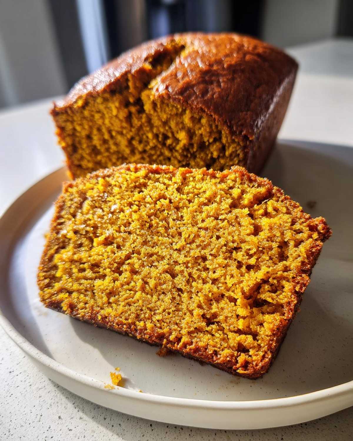 Healthy Pumpkin Bread (with Maple & Whole Wheat) - detail 2
