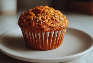 Healthy Pumpkin Oat Muffins