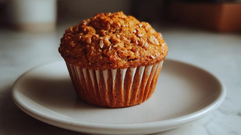 Healthy Pumpkin Oat Muffins