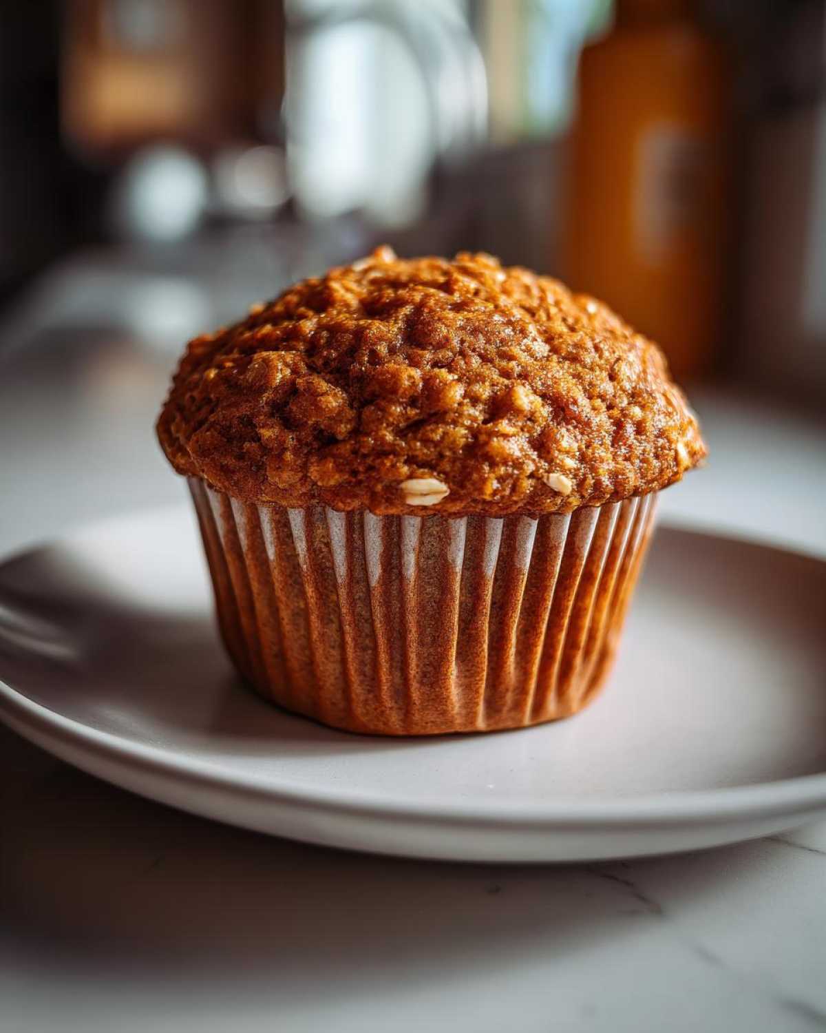 Healthy Pumpkin Oat Muffins - detail 2