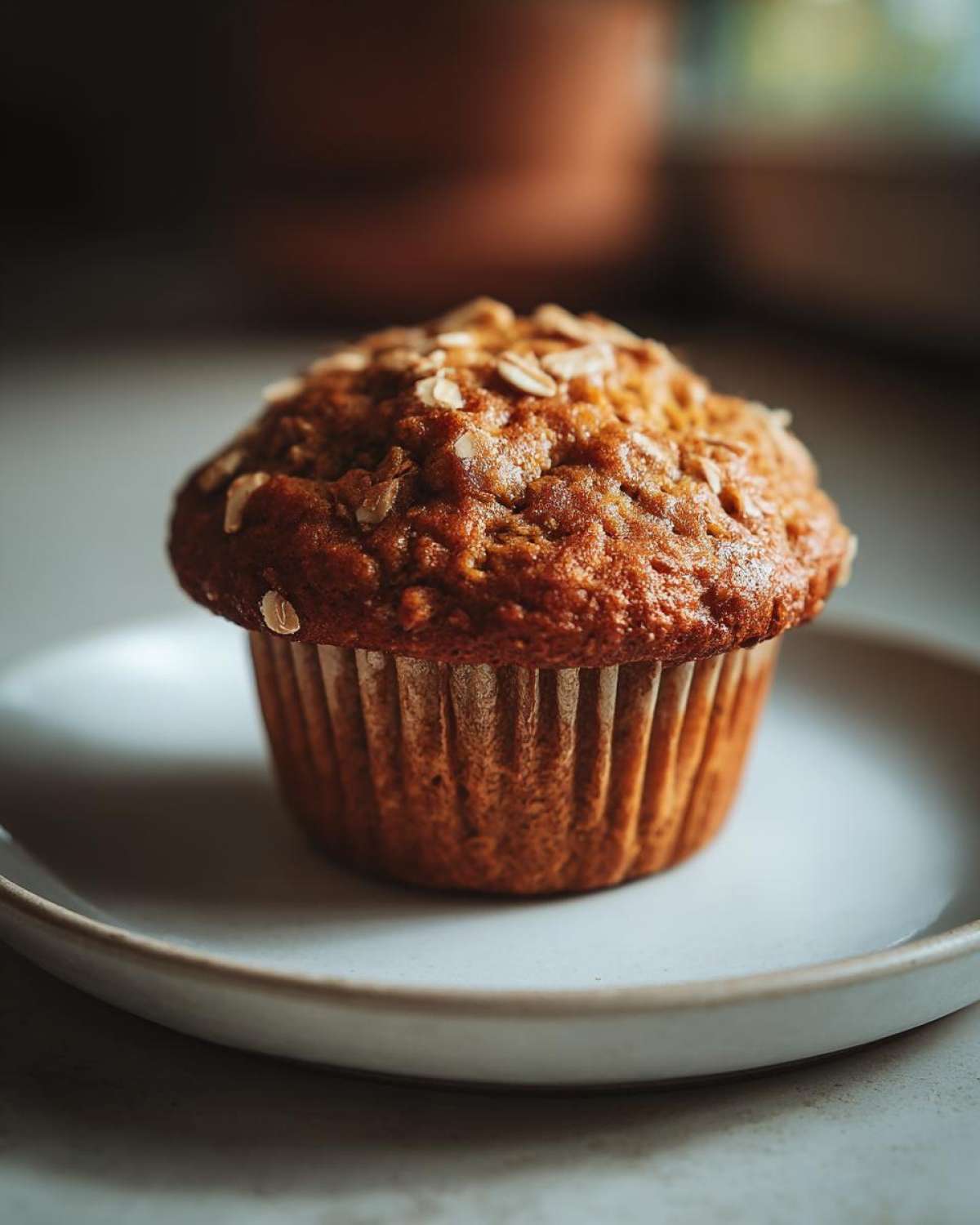 Healthy Pumpkin Oat Muffins - detail 3