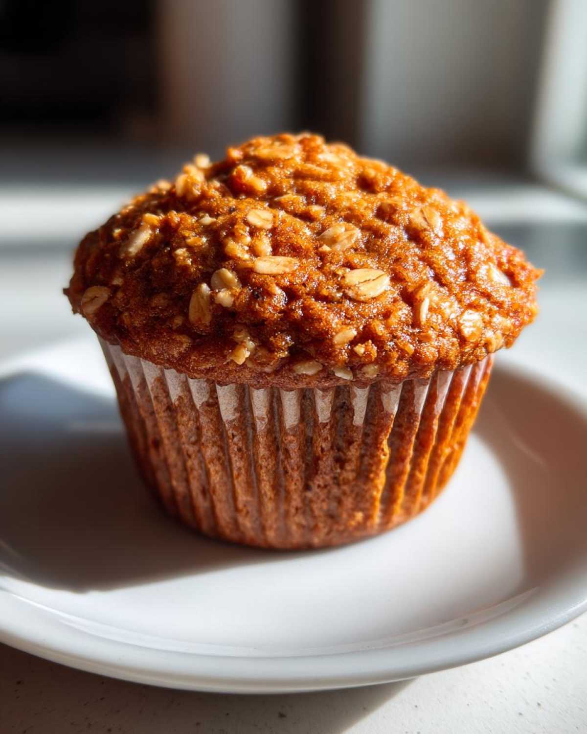 Healthy Pumpkin Oat Muffins - detail 4
