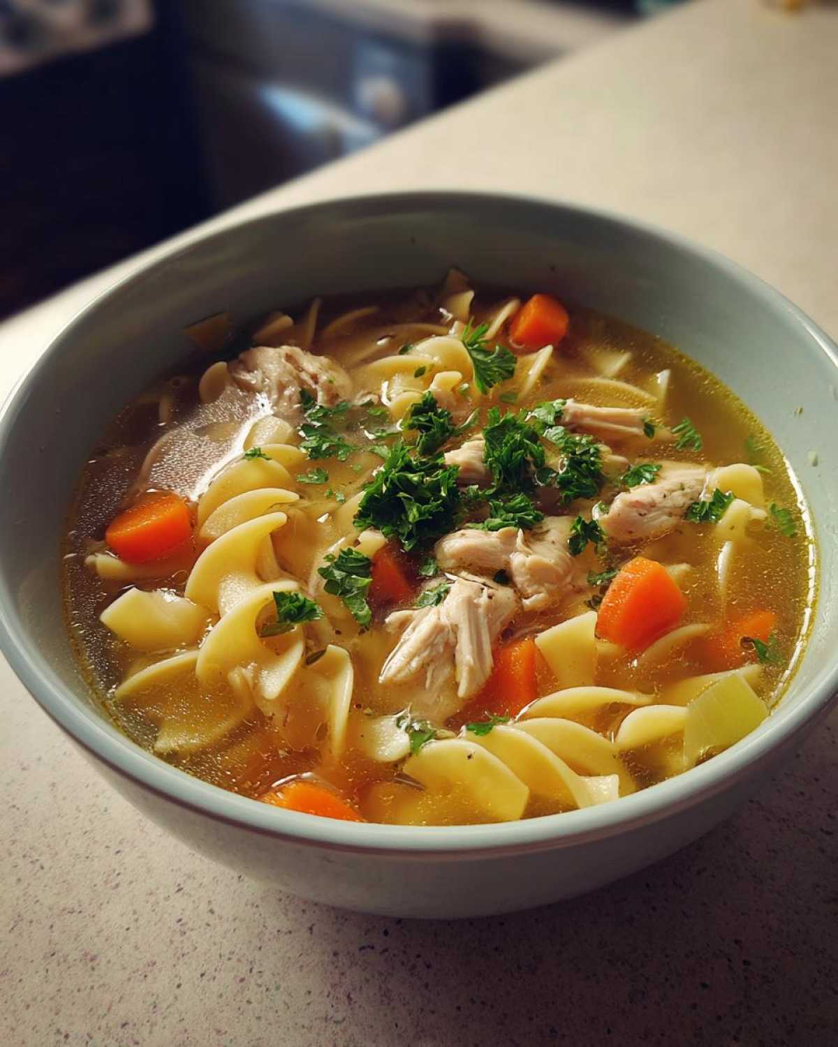 Hearty Chicken Noodle Soup - detail 1