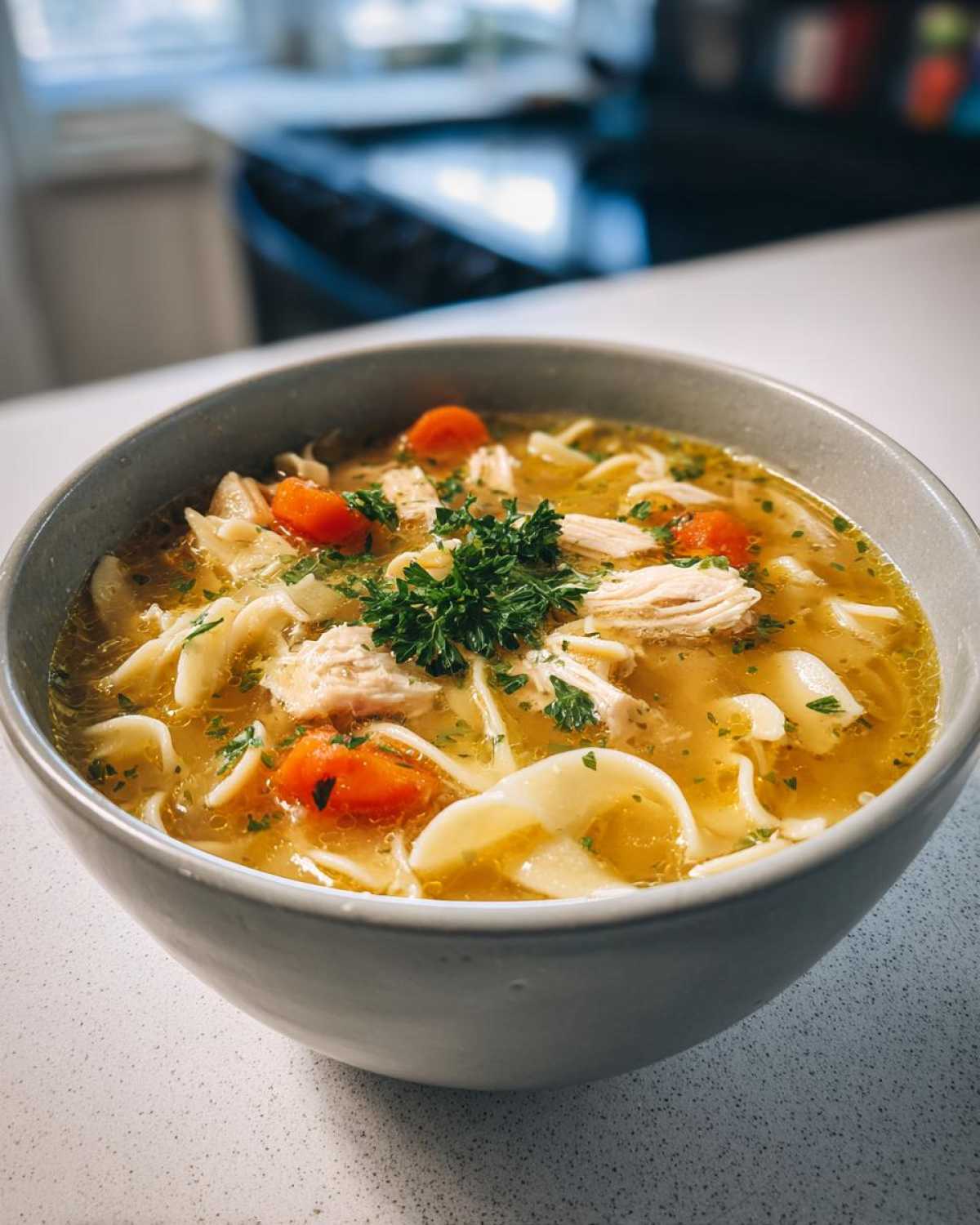 Hearty Chicken Noodle Soup - detail 2