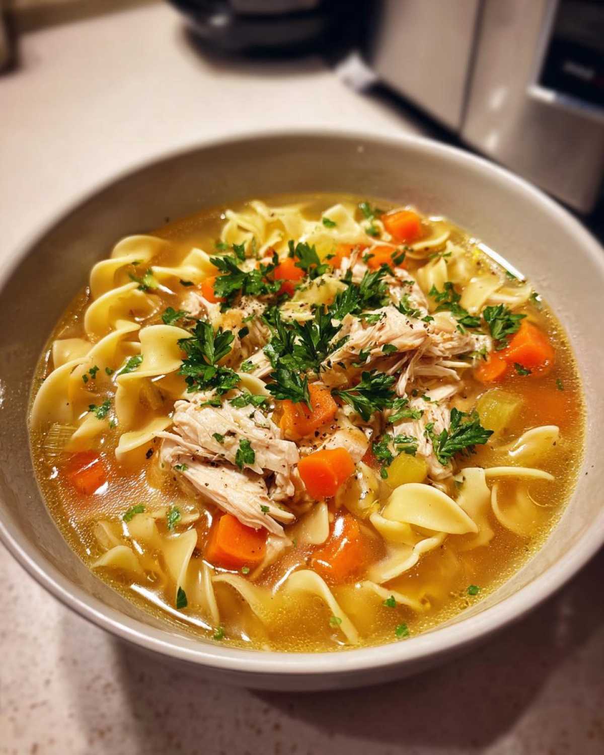 Hearty Chicken Noodle Soup - detail 3