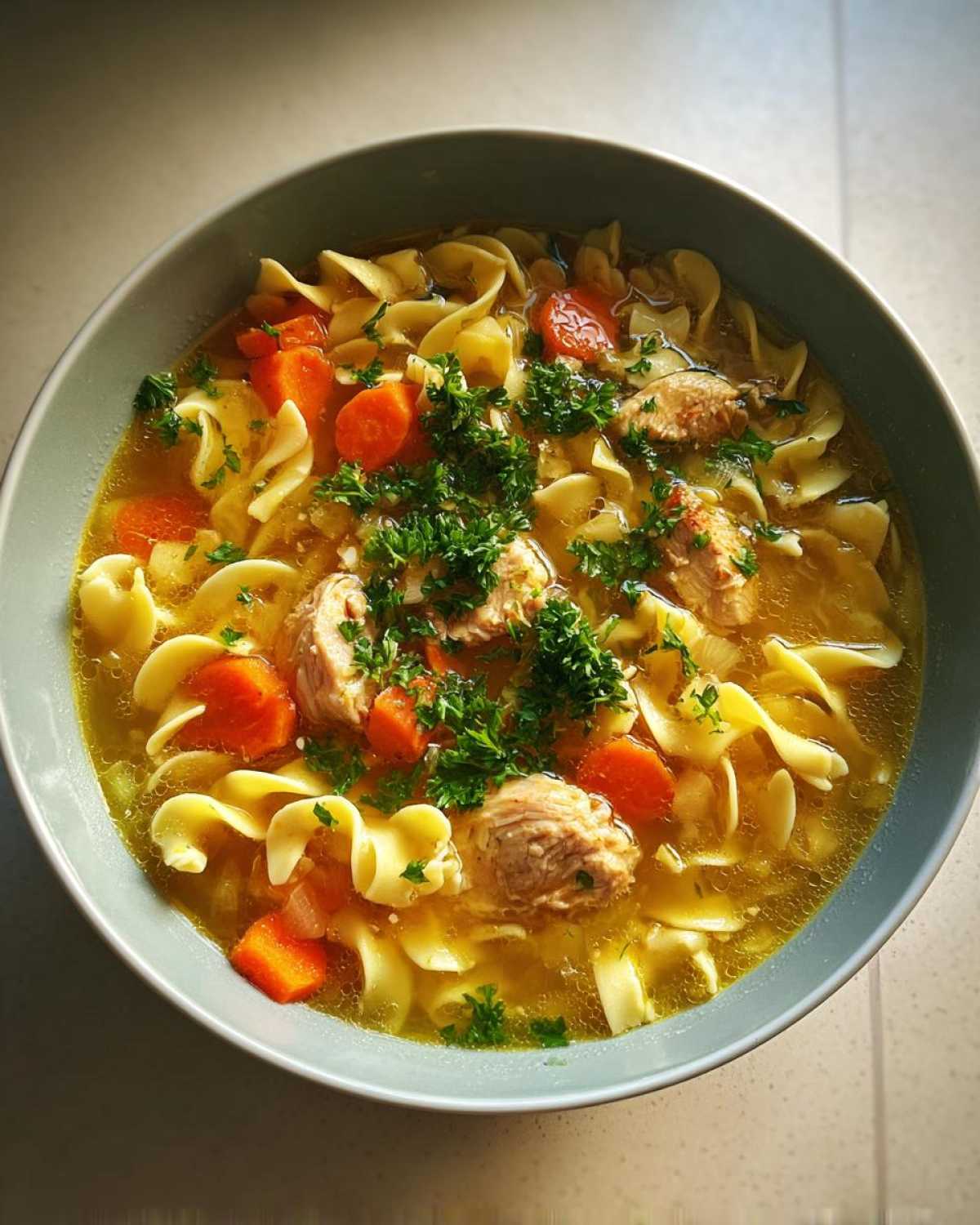 Hearty Chicken Noodle Soup - detail 4