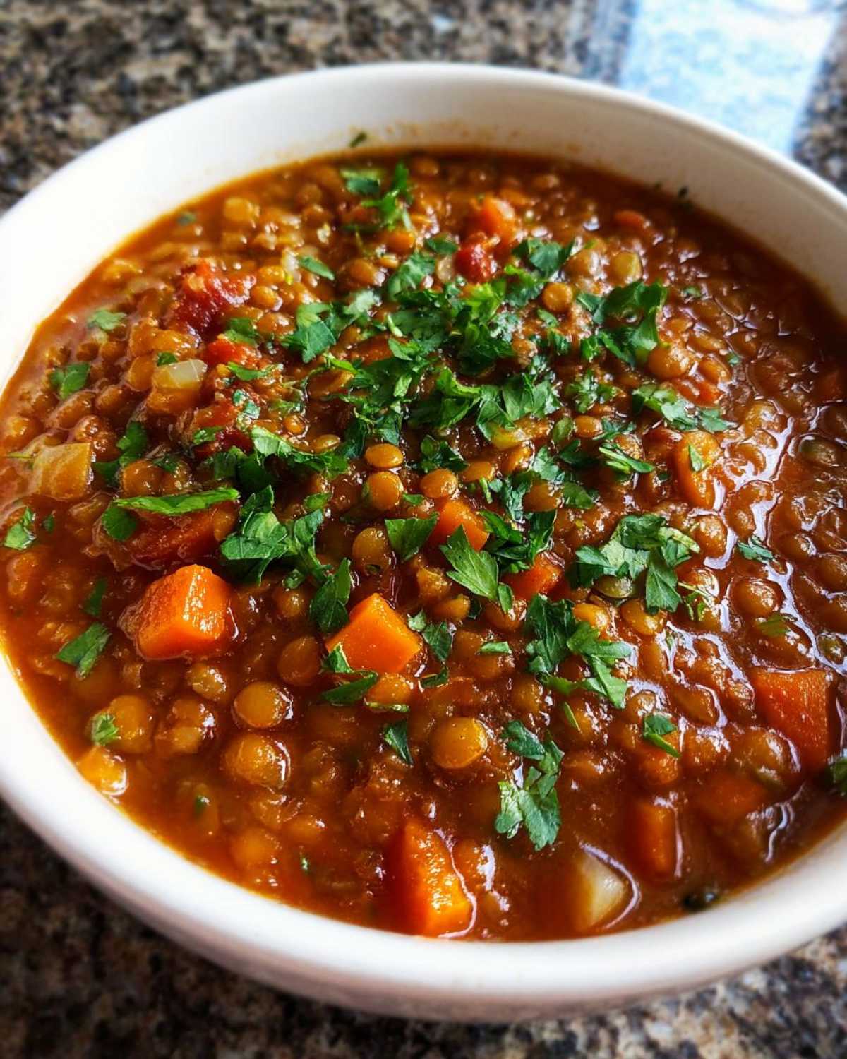 Hearty Lentil Soup - detail 2