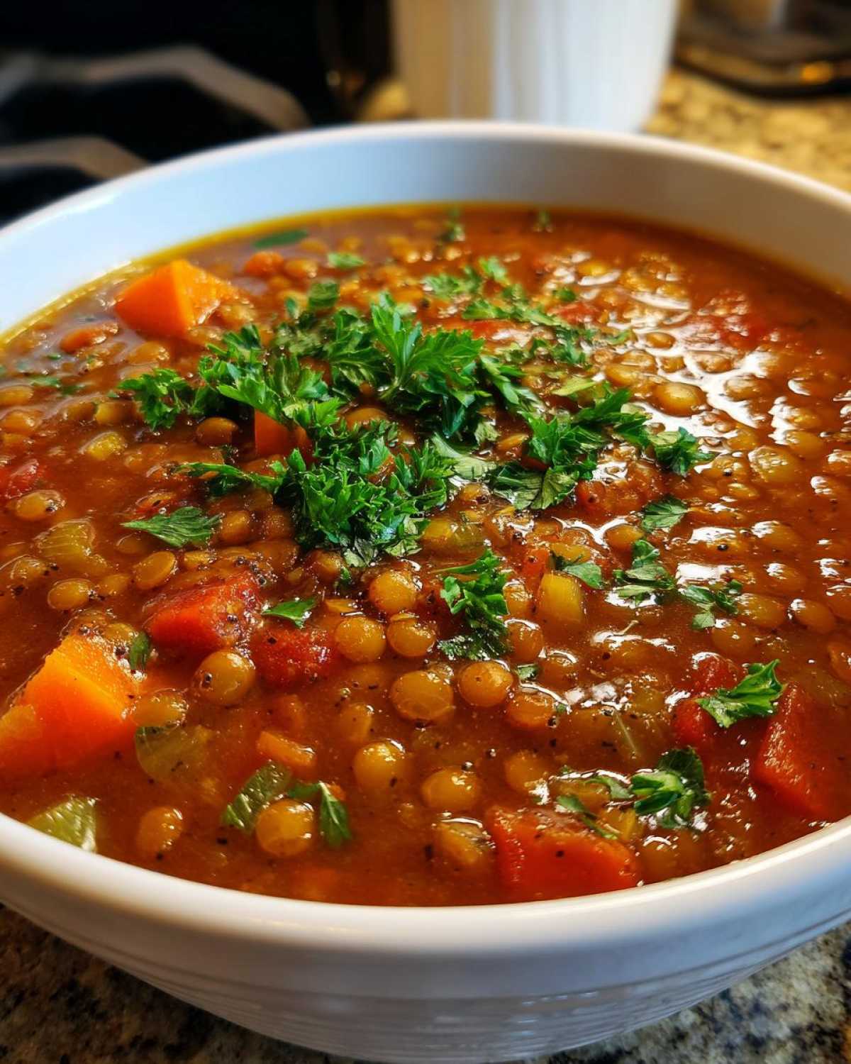 Hearty Lentil Soup - detail 3