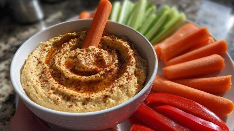 Hummus with Veggie Sticks