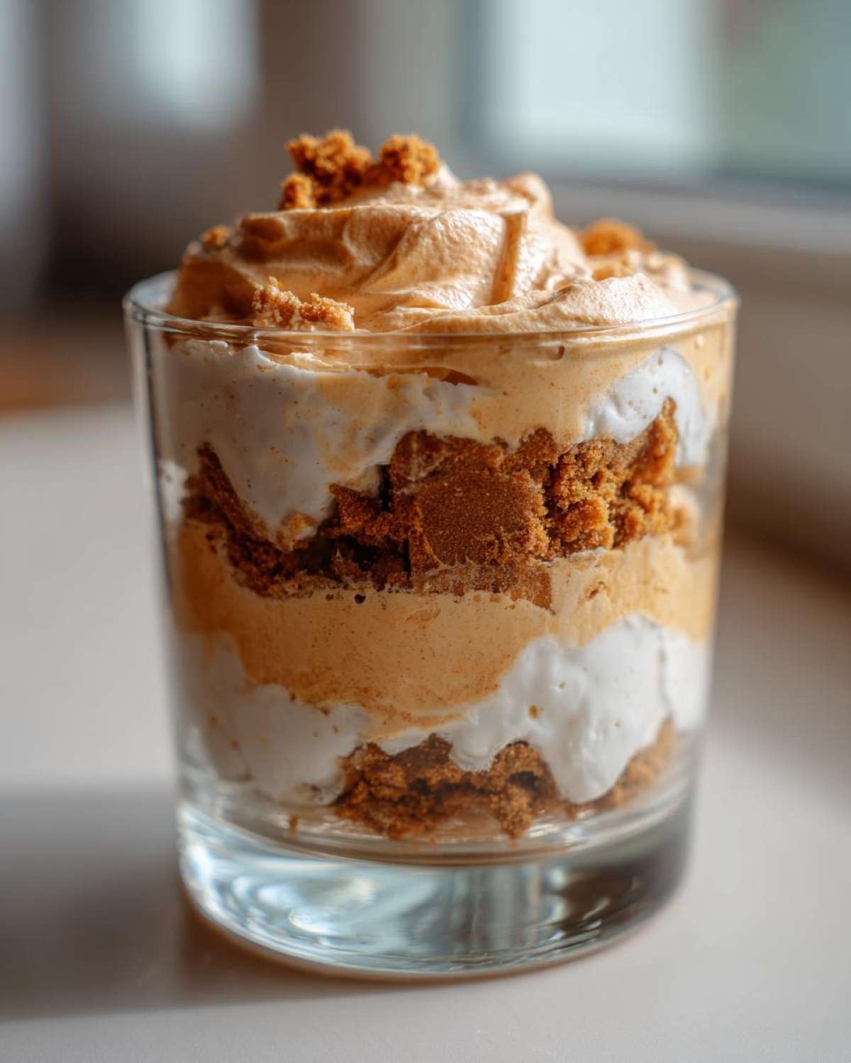 Layered Pumpkin Fluff Parfaits - detail 1