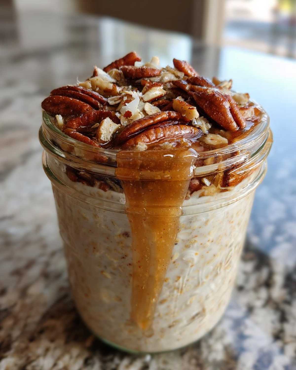 Maple Pecan Overnight Oats - detail 2