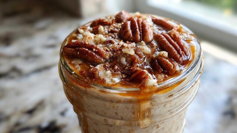 Maple Pecan Overnight Oats