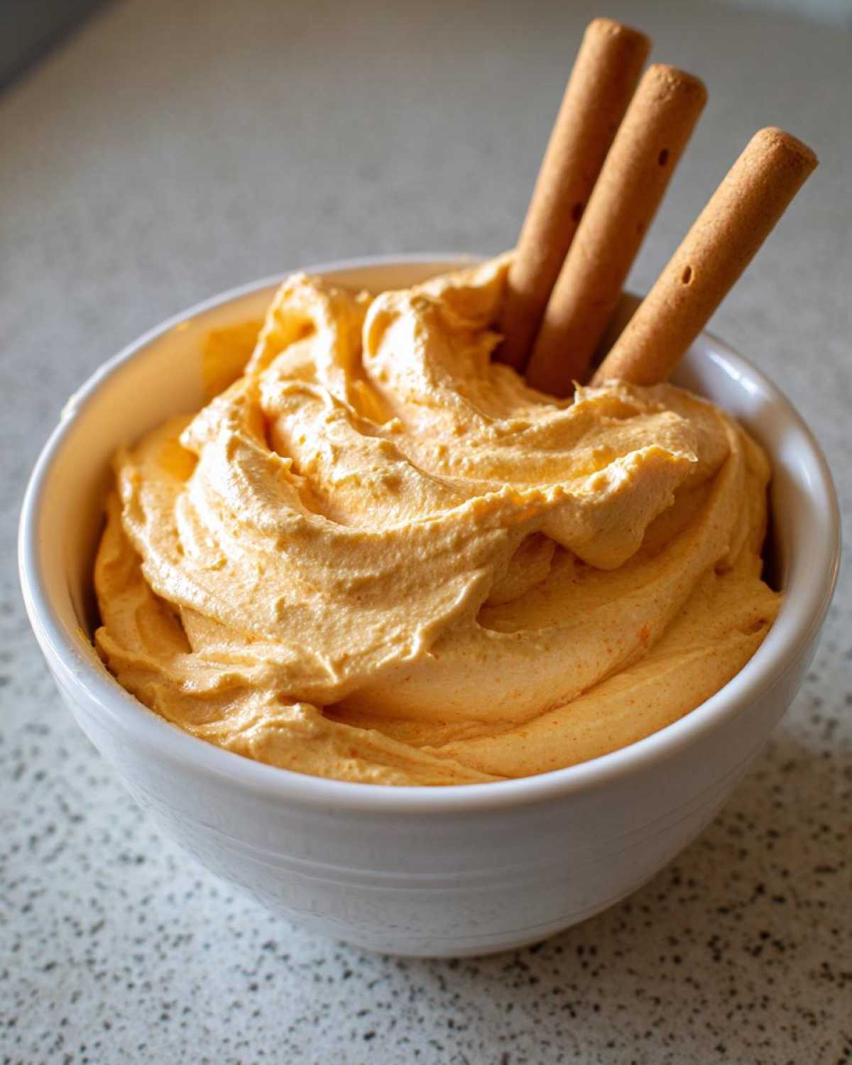 No-Bake Pumpkin Fluff Dip - detail 3