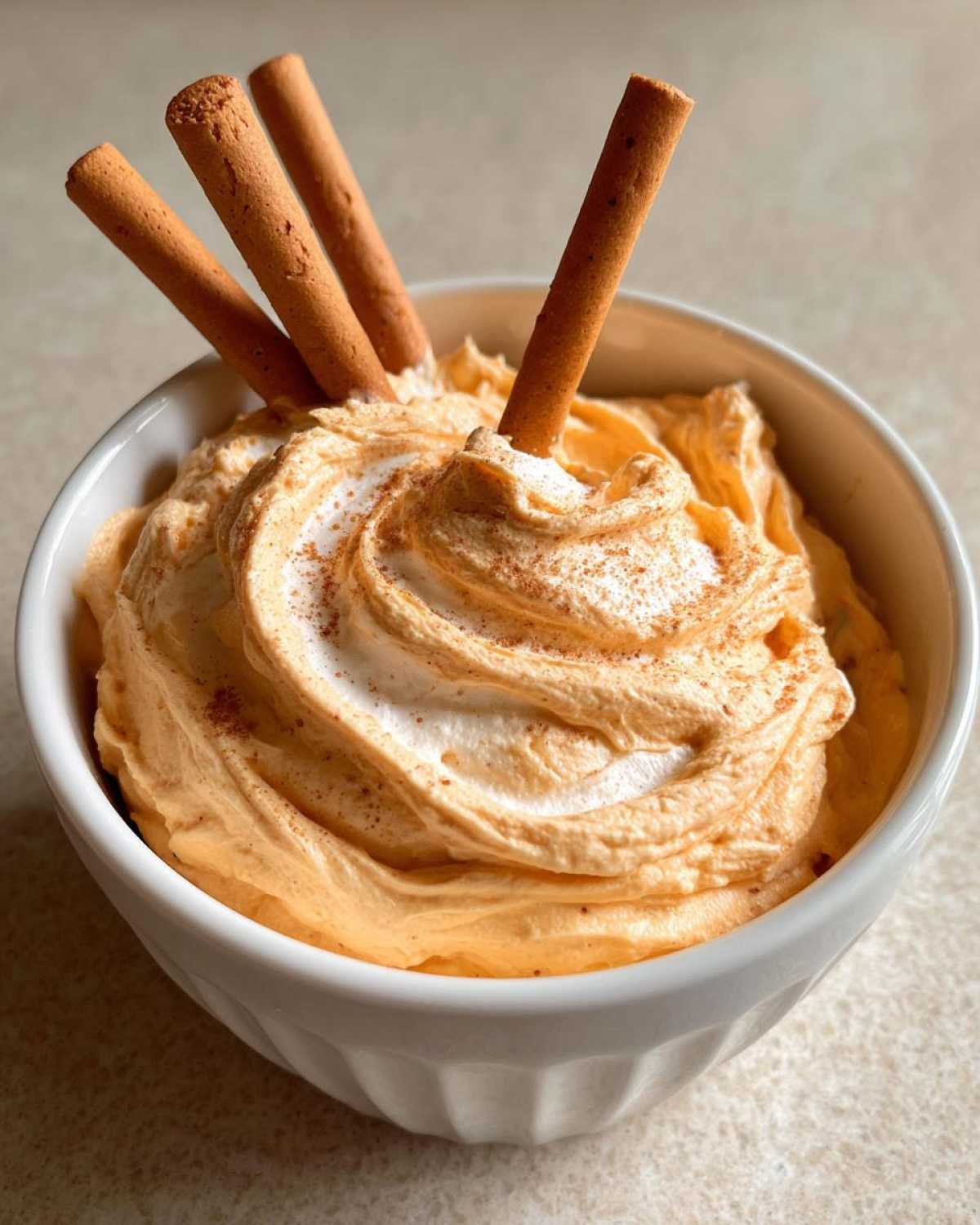 No-Bake Pumpkin Fluff Dip - detail 4
