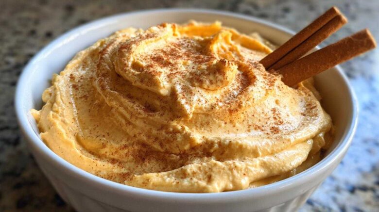 No-Bake Pumpkin Fluff Dip