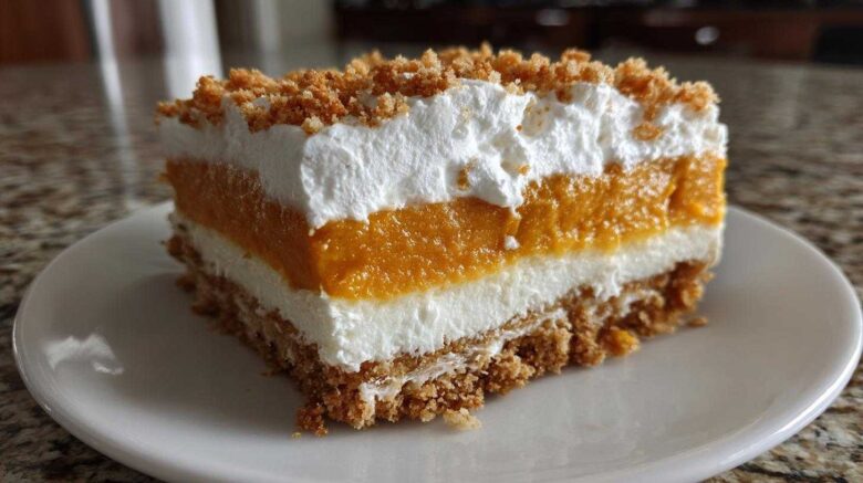 No-Bake Pumpkin Lush (or Dessert Lasagna)