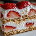No-Bake Strawberry Shortcake Icebox Cake