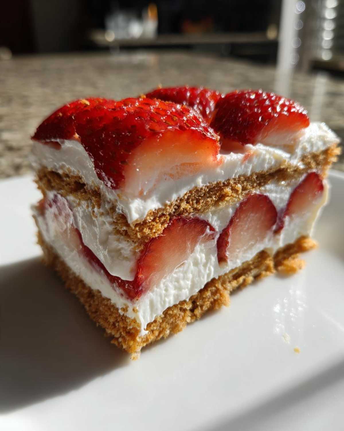 No-Bake Strawberry Shortcake Icebox Cake - detail 2