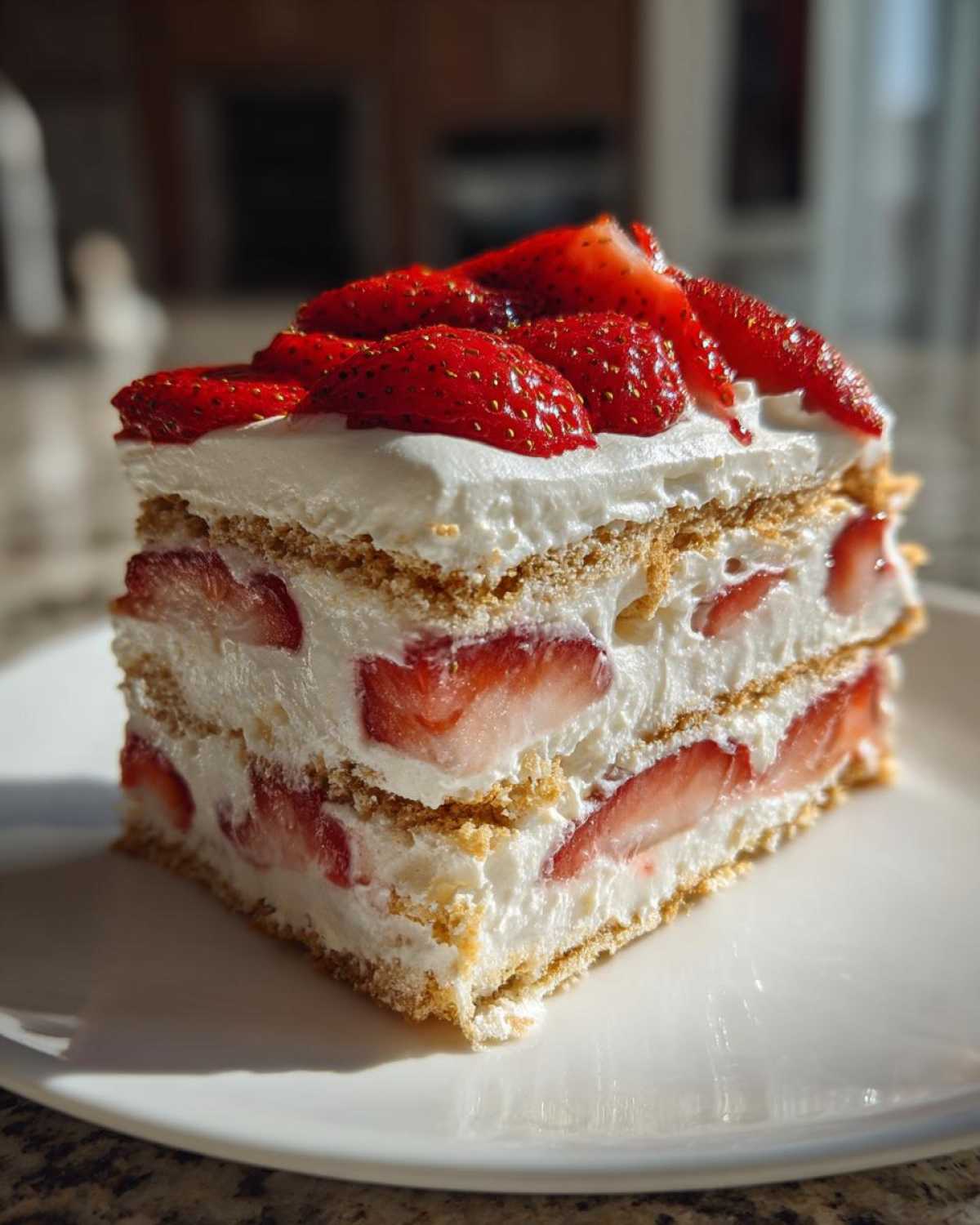 No-Bake Strawberry Shortcake Icebox Cake - detail 3