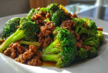 One-Pot Ground Beef and Broccoli