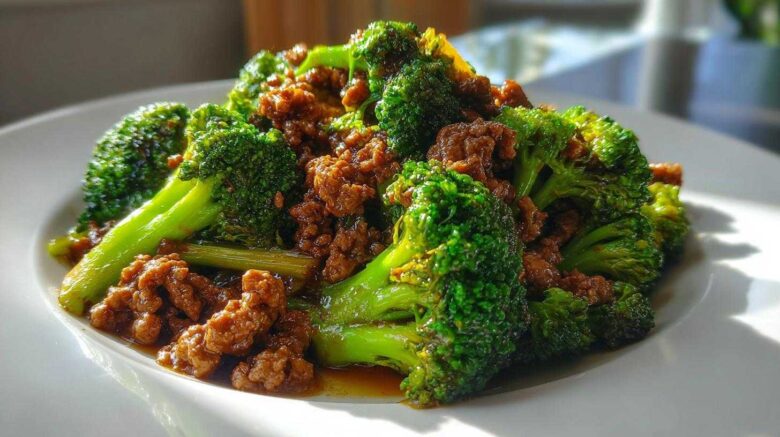 One-Pot Ground Beef and Broccoli