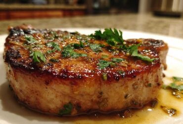 Pan-Seared Pork Chops with Garlic Butter