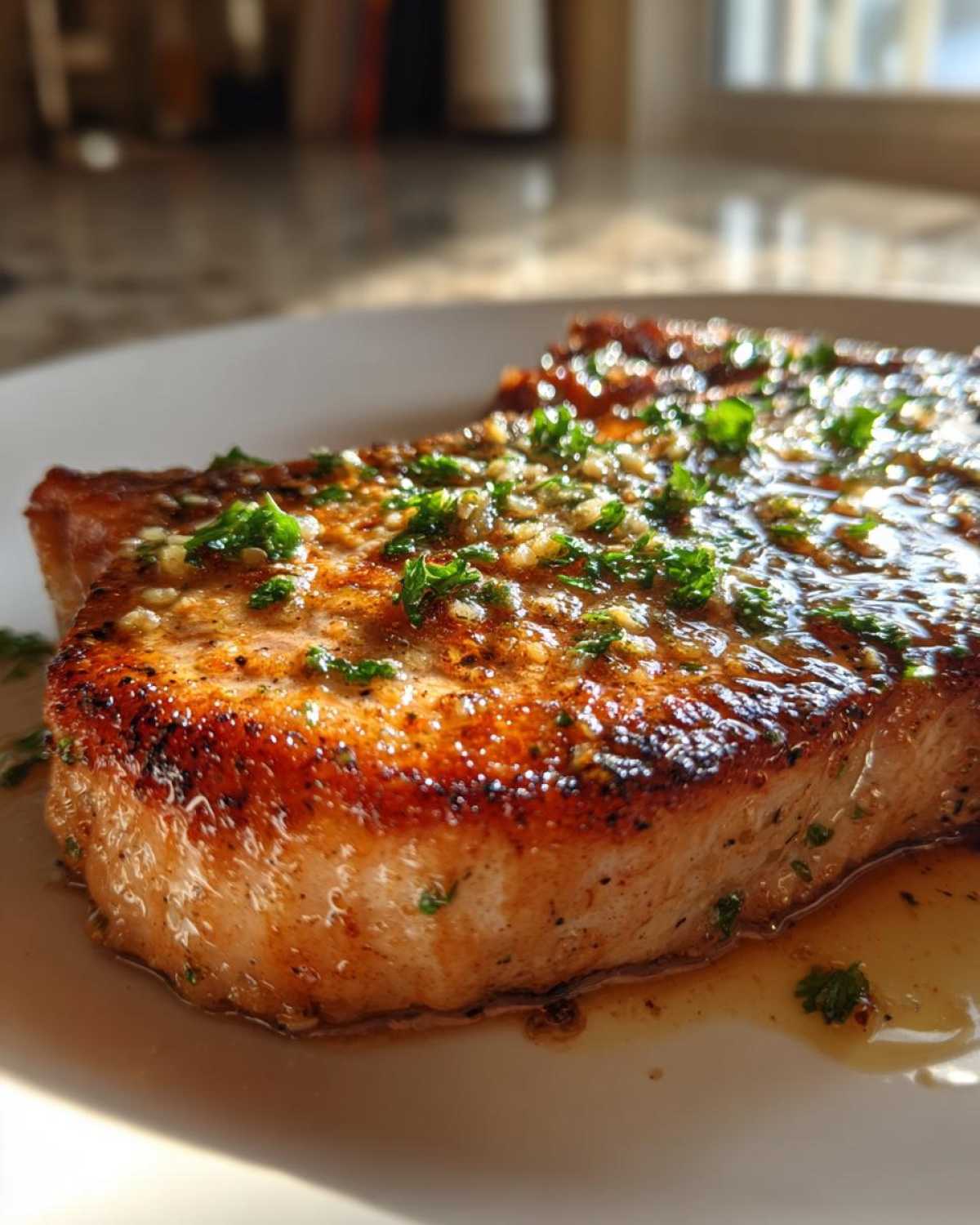 Pan-Seared Pork Chops with Garlic Butter - detail 4