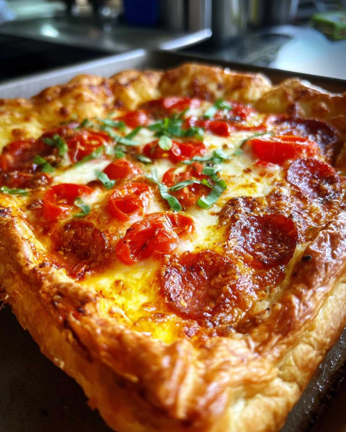 Pizza Puff Pastry Tarts - detail 2