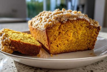 Pumpkin Bread with Streusel Topping