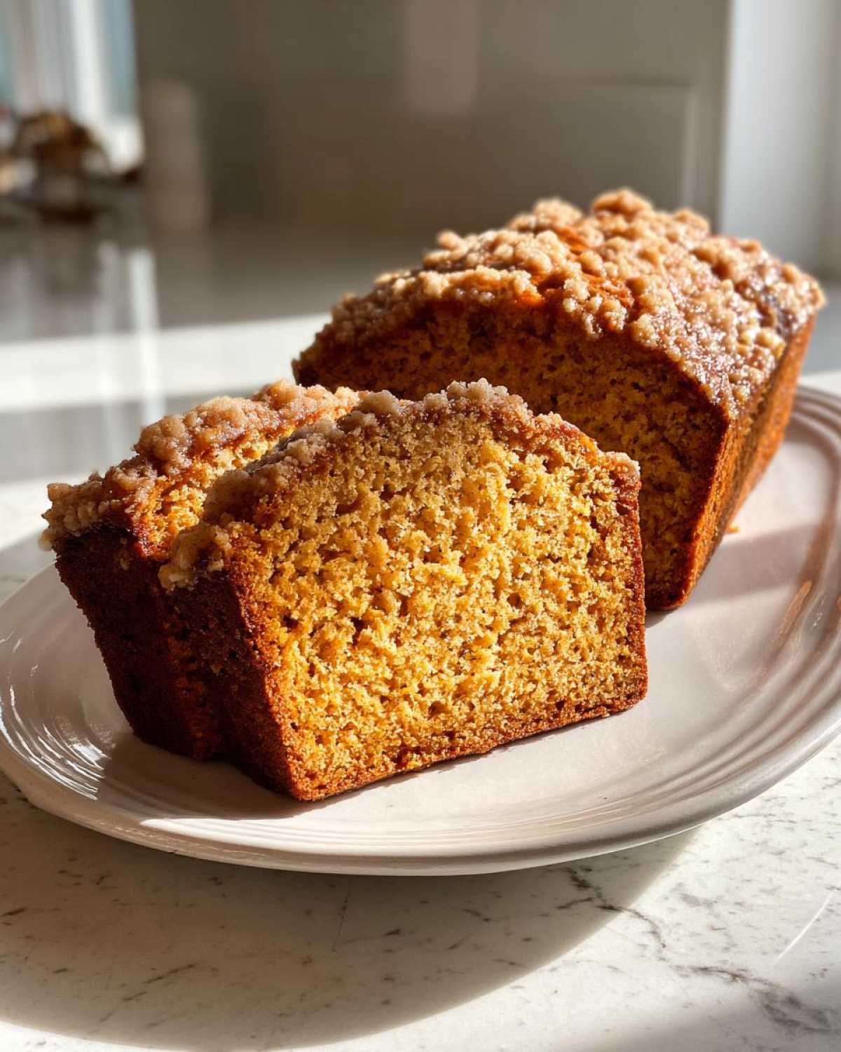 Pumpkin Bread with Streusel Topping - detail 4