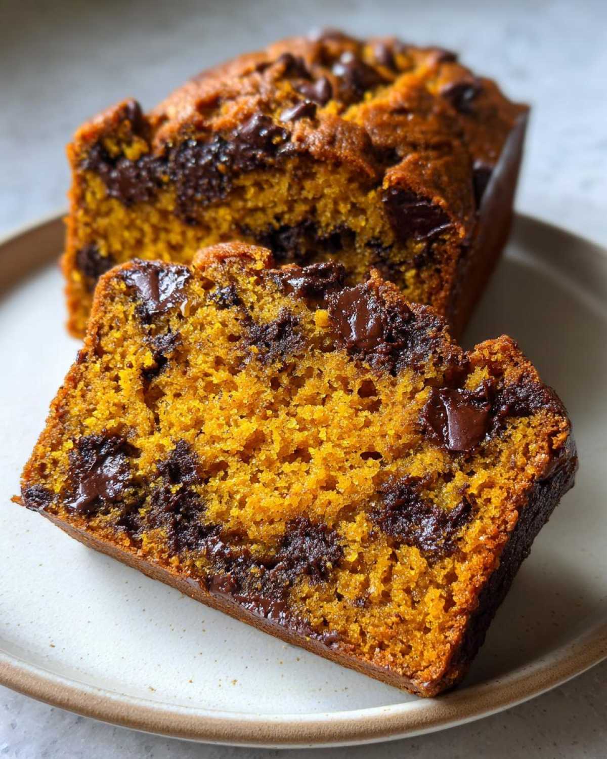 Pumpkin Chocolate Chip Bread - detail 4