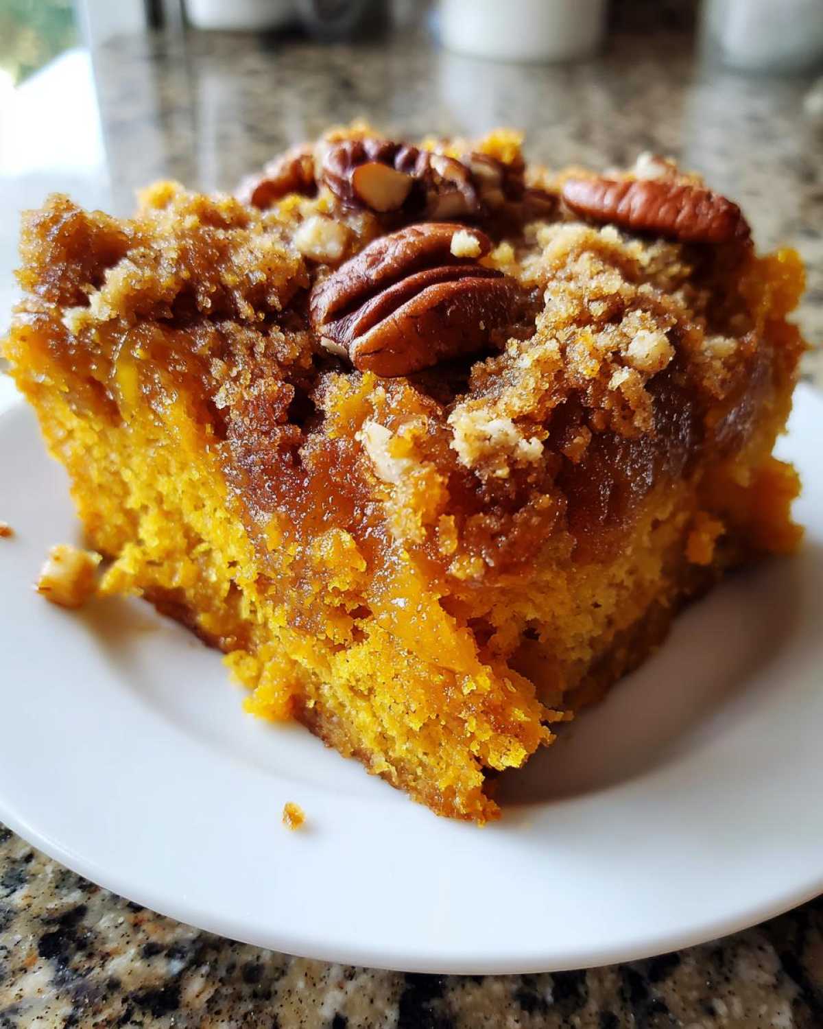 Pumpkin Dump Cake - detail 3