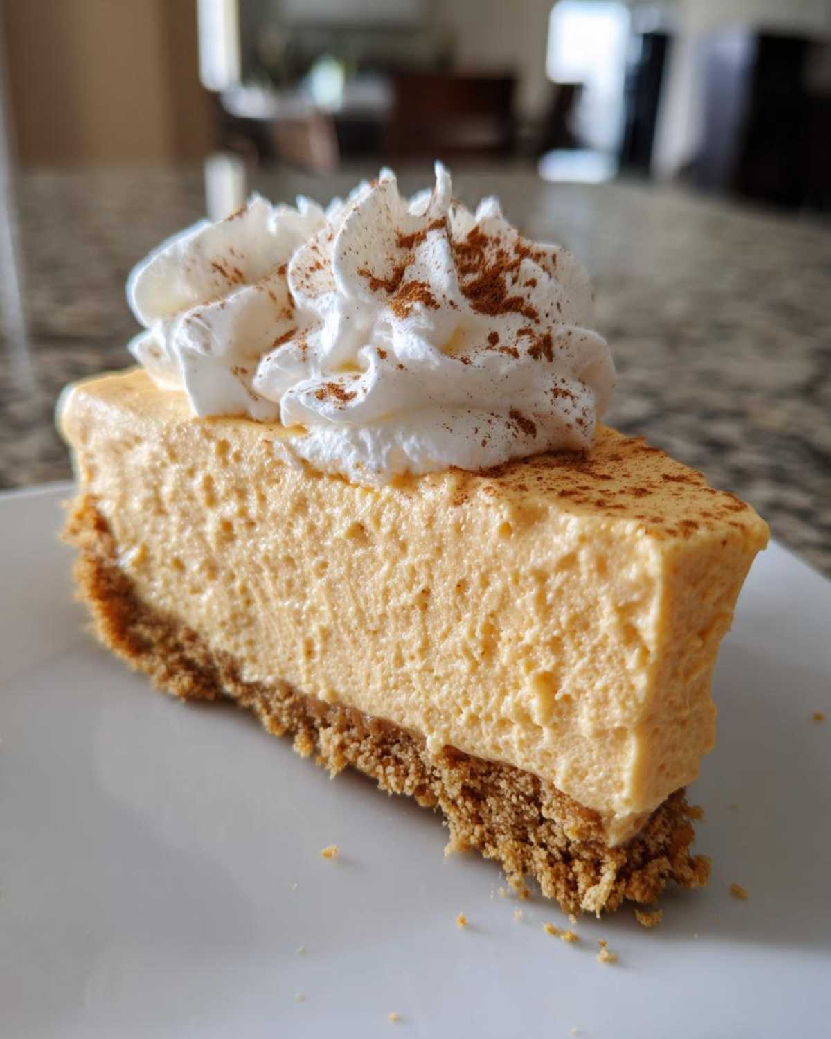 Pumpkin Fluff Pie - detail 2