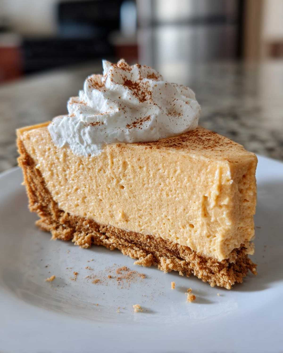 Pumpkin Fluff Pie - detail 3