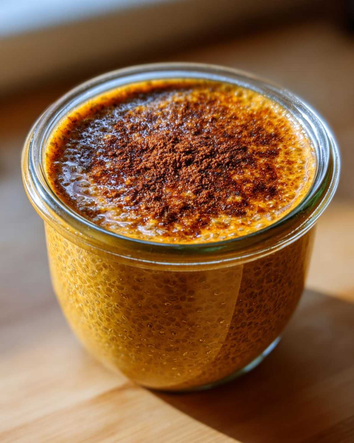 Pumpkin Pie Chia Seed Pudding - detail 2