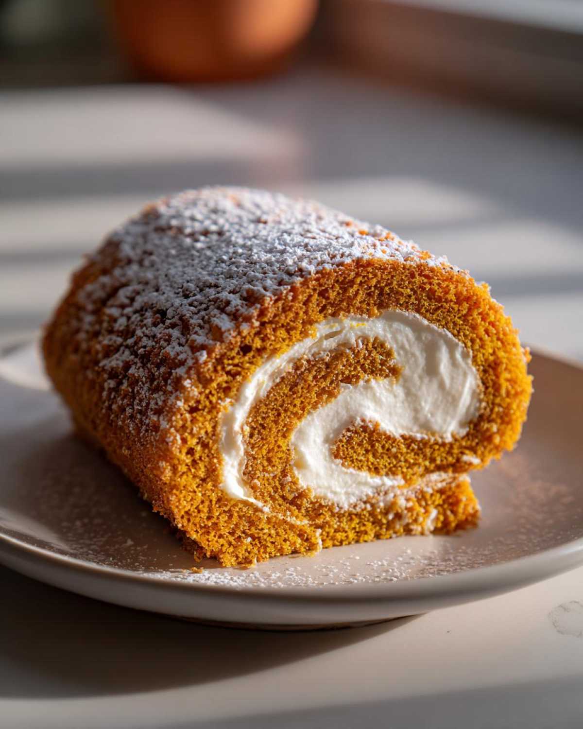 Pumpkin Roll with Cream Cheese Filling - detail 2