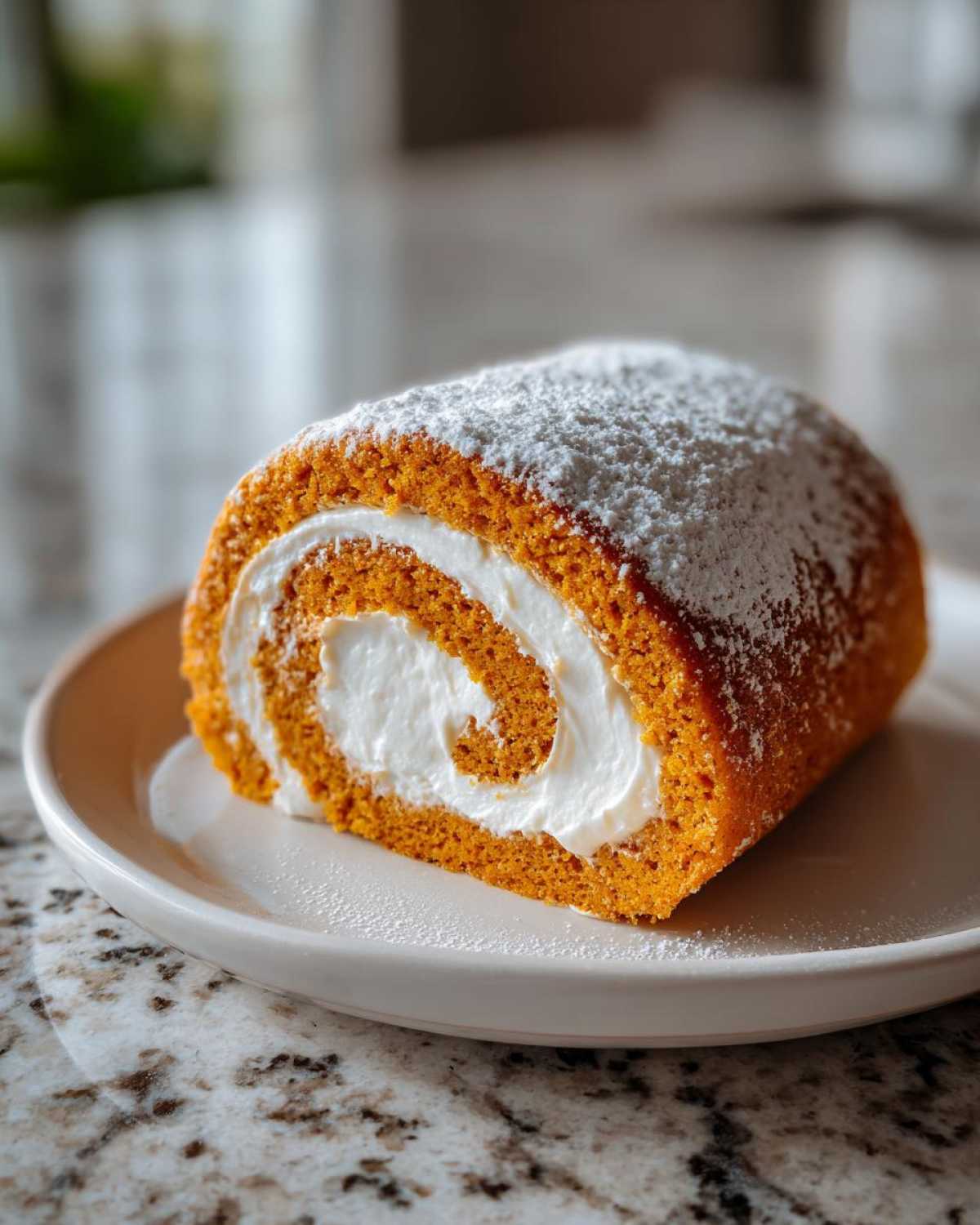 Pumpkin Roll with Cream Cheese Filling - detail 3