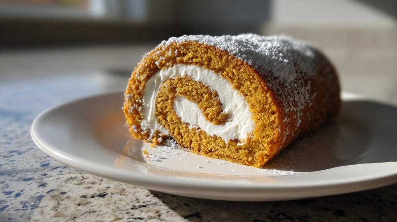 Pumpkin Roll with Cream Cheese Filling
