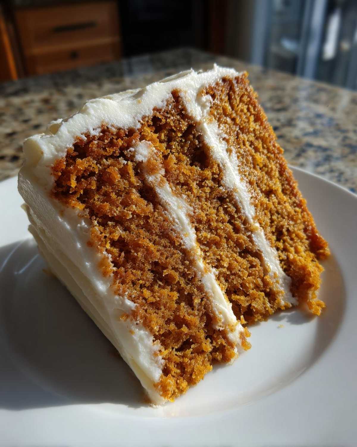 Pumpkin Spice Layer Cake with Cream Cheese Frosting - detail 2