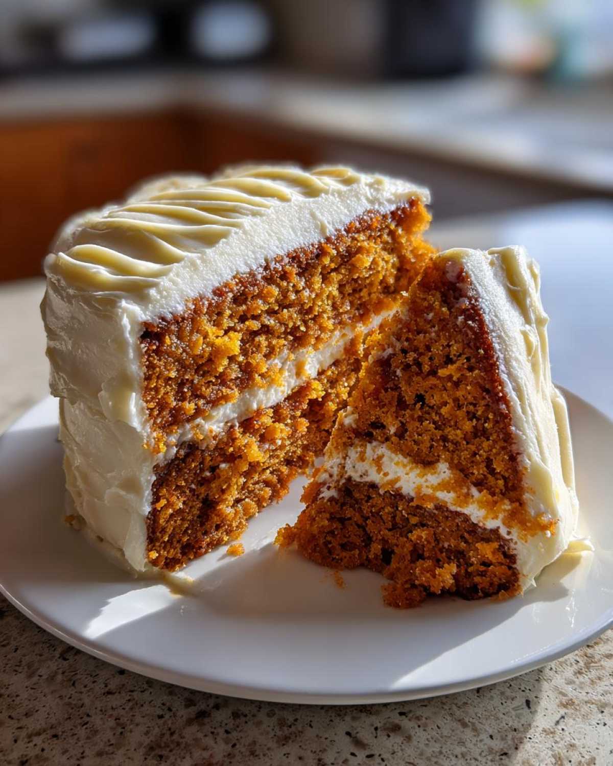 Pumpkin Spice Layer Cake with Cream Cheese Frosting - detail 3