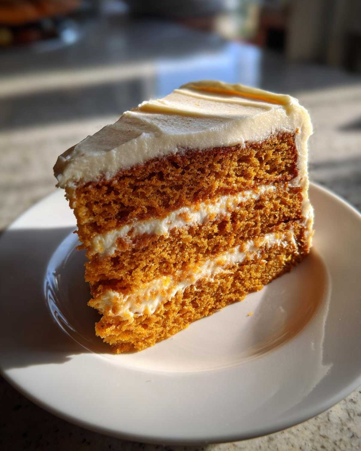 Pumpkin Spice Layer Cake with Cream Cheese Frosting - detail 4
