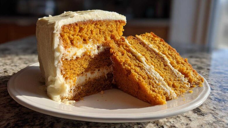Pumpkin Spice Layer Cake with Cream Cheese Frosting