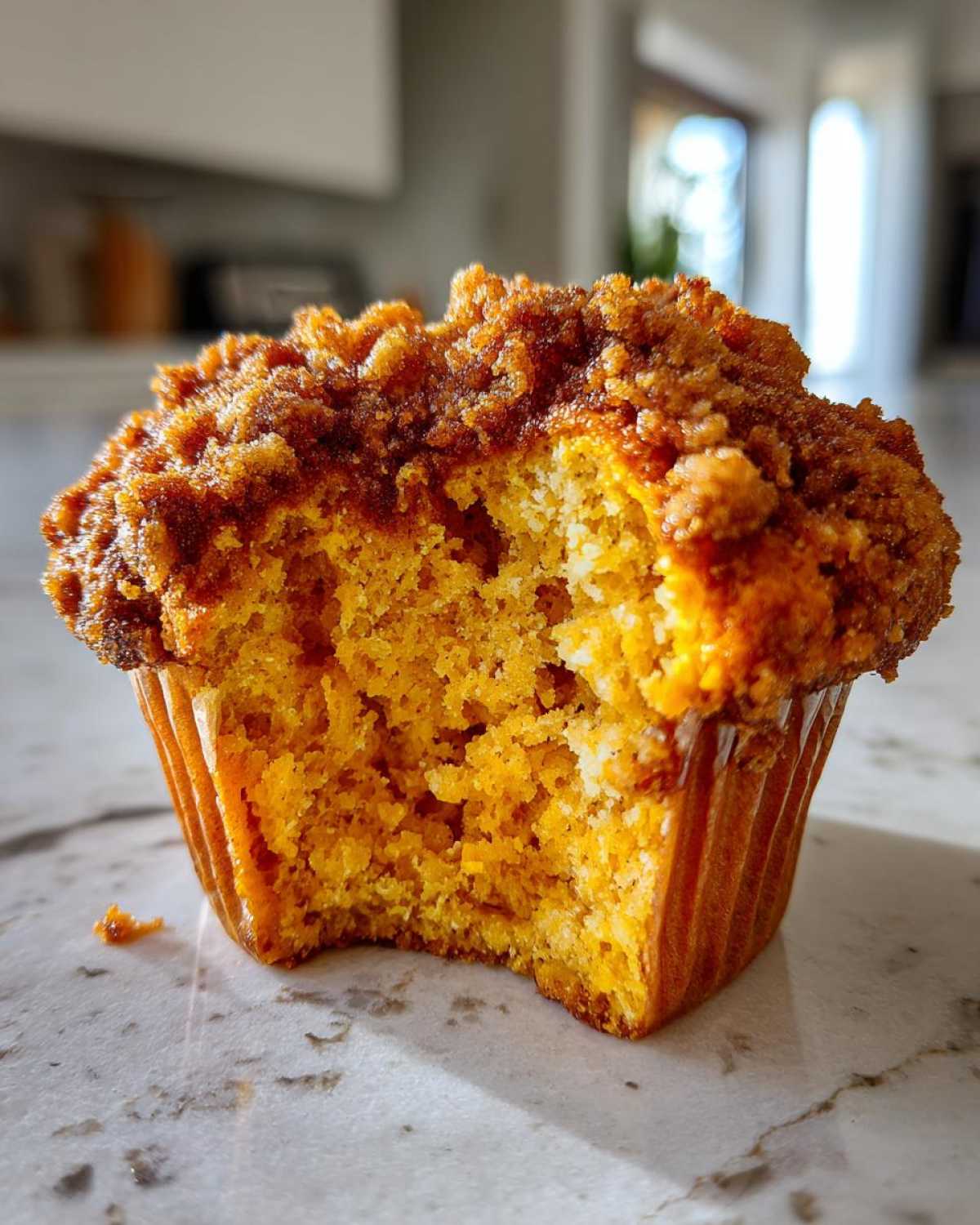Pumpkin Streusel Muffins - detail 2